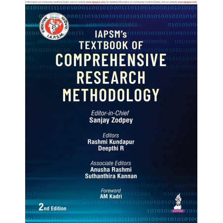 IAPSM's Textbook of Comprehensive Research Methodology, 2/E for PG Medical Students | Covers Quantitative, Qualitative and O…