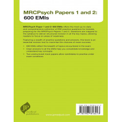 MRCPsych Papers 1 and 2: 600 EMIs book by Patel G Ashok - Additional Image 3