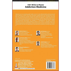 1001 MCQS TO MASTER ADDICTION MEDICINE book by Shahul Ameen, Anil Kakunje Mrugesh Vaishnav , Snehil Gupta , Sai Krishna Tikka -