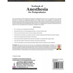 TEXTBOOK OF ANESTHESIA FOR POSTGRADUATES (2 VOLUMES) book by TK Agasti - Additional Image 3