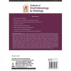 TEXTBOOK OF ORAL EMBRYOLOGY & HISTOLOGY book by B Sivapathasundharam - Back Cover