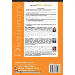 JAYPEE'S DENTAL DICTIONARY book by Gupta Priya Verma - Back Cover