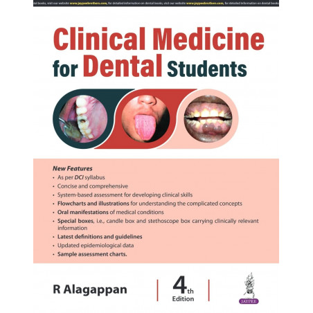 Clinical Medicine for Dental Students (BDS), 4/E | As per DCI Syllabus with Oral Manifestations of Medical Conditions and Sa…