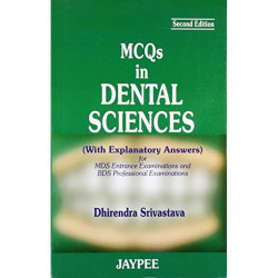 M.C.Qs in Dental Sciences book by Srivastava - Back Cover