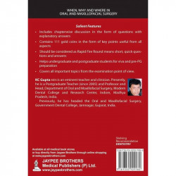 WHEN,WHY AND WHERE IN ORAL AND MAXILLOFACIAL SURGERY PART III book by Gupta - Back Cover