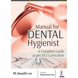 Manual for Dental Hygienist book by Awasthi VSM PN - Back Cover