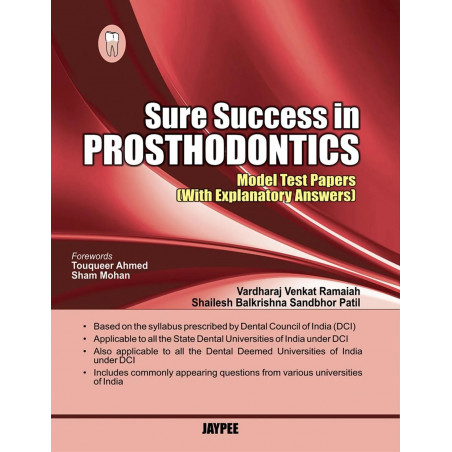 SURE SUCCESS IN PROSTHODONTICS (MODEL TEST PAPERS WITH EXPLANATORY ANSWERS) book by Ramaiah