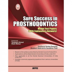 SURE SUCCESS IN PROSTHODONTICS (MODEL TEST PAPERS WITH EXPLANATORY ANSWERS) book by Ramaiah - Back Cover