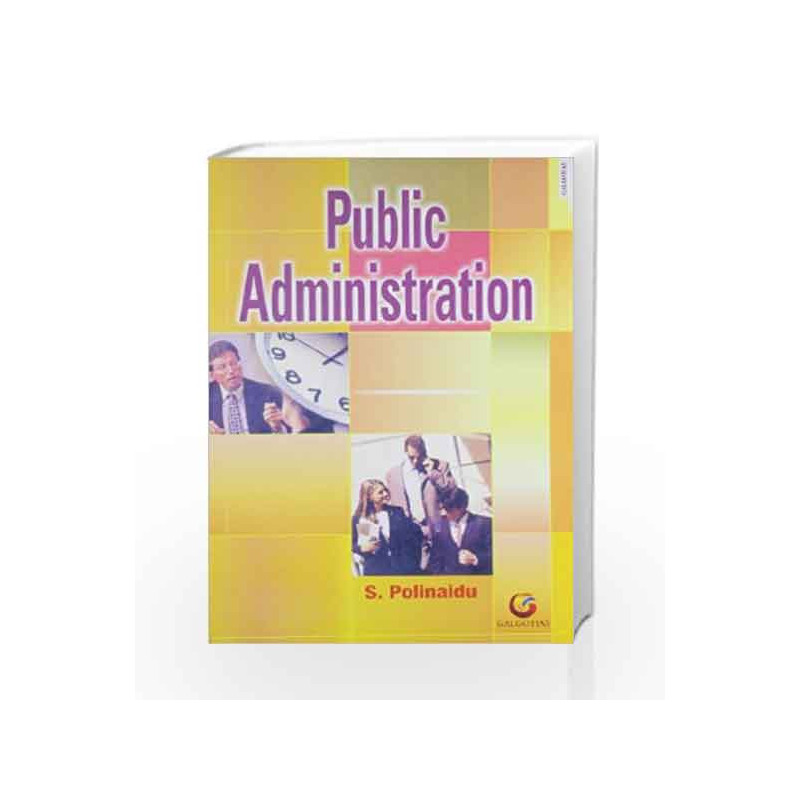 Public Administration by S Polinaudu Book-9788175154704