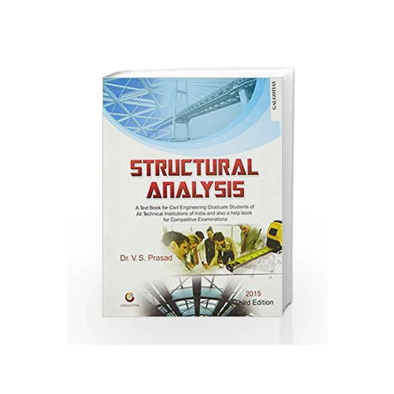 Structural Analysis by V S Prasad Book-9788175156364
