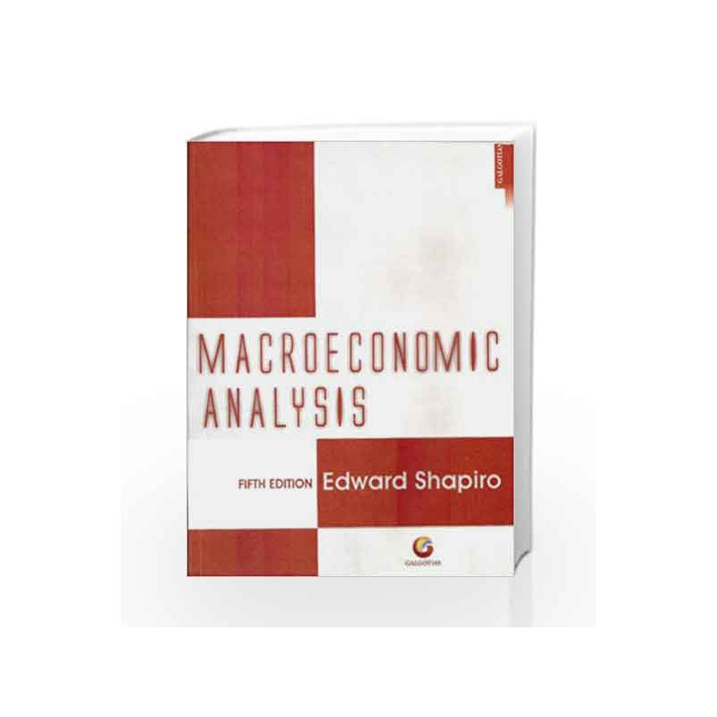 Macroeconomic Analysis by Edward Shapiro Book-9788175157552