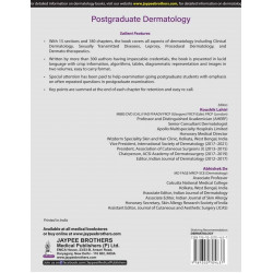 POSTGRADUATE DERMATOLOGY (2VOLS) book by LAHIRI KOUSHIK - Back Cover
