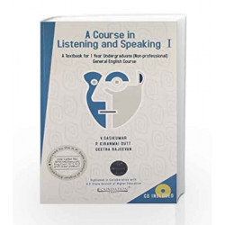 A Course in Listening and Speaking I Book with CD by Sasikumar Book-9788175963399