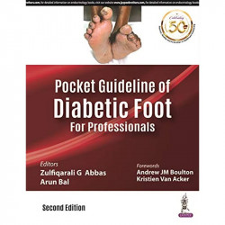 Pocket Guideline of Diabetic Foot For Professionals book by Zulfiqarali G Abbas, Arun Bal - Back Cover
