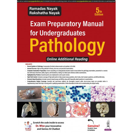 Pathology Exam Preparatory Manual for Undergraduates, 5/E for MBBS 2nd Year Students | High-Yield Guide with Flowcharts, Pho…