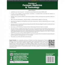 Principles of Forensic Medicine & Toxicology, 4/E for MBBS Students | As per CBME Curriculum (NMC) | 400+ Colour Photographs… -