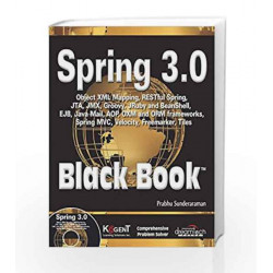 Spring 3.0 Black Book by Prabhu Sunderaraman Book-9788177227970