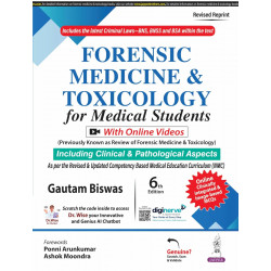 Forensic Medicine & Toxicology for Medical Students, 6/E for MBBS and NEET PG Aspirants | Includes Latest Criminal Laws BNS,…