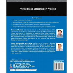 PRACTICAL HEPATO-GASTROENTEROLOGY PRESCRIBER book by Mahtab Mamun Ai - Back Cover