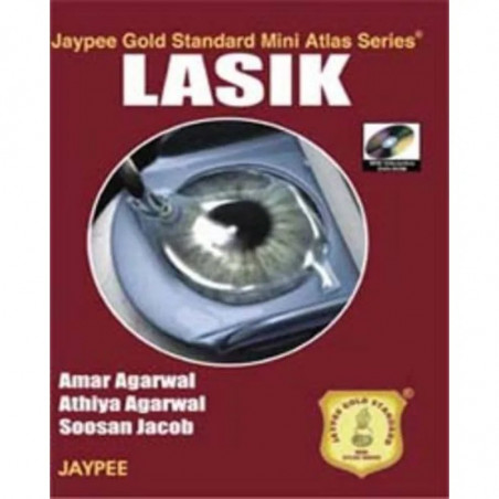 Jaypee Gold Standard Mini Atlas Series Lasik with DVD-ROM book by Agarwal