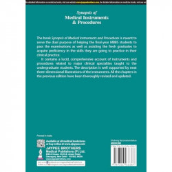 Synopsis of Medical Instruments & Procedures, 4/E for Final Year MBBS Students | Surgery, Medicine, ENT, Obs and Gyne, Ophth… -