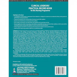 Clinical Logbook/Practical Record Book for BSc Nursing Programme by I. Clement | Complete Clinical Record Book as per Revise… -