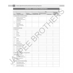 Clinical Logbook/Practical Record Book for BSc Nursing Programme by I. Clement | Complete Clinical Record Book as per Revise… -