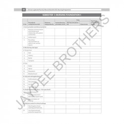 Clinical Logbook/Practical Record Book for BSc Nursing Programme by I. Clement | Complete Clinical Record Book as per Revise… -