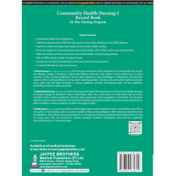 Community Health Nursing-I Record Book, 3/E for BSc Nursing 5th Semester | Practical Clinical Logbook for Community Assessme… -