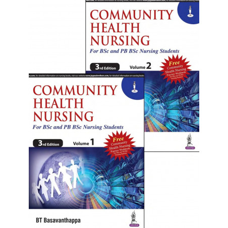 Community Health Nursing (2 Volume Set) For BSc and PB BSc Nursing Students with Free Community Health Nursing Practice Work…