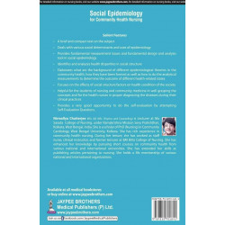 SOCIAL EPIDEMIOLOGY FOR COMMUNITY HEALTH NURSING book by Chatterjee Nirmallya - Additional Image 3