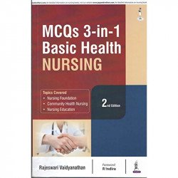 MCQS 3-IN-1 BASIC HEALTH NURSING book by Rajeswari Vaidyanathan - Back Cover