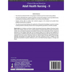 Clinical Record Book for Adult Health Nursing - II for BSc Nursing 4th Semester | Medical-Surgical Nursing Case Study, Asses… -