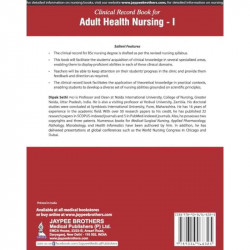 Clinical Record Book for Adult Health Nursing - I for BSc Nursing Students | OT & Ward Clinical Logbook with Care Plans, Cas… -