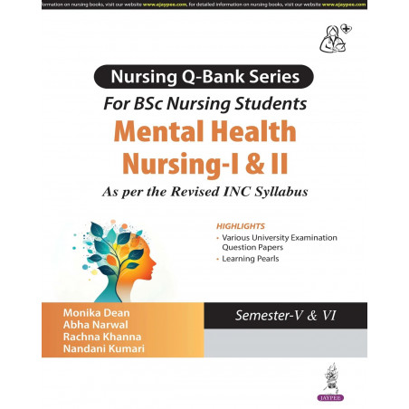 Mental Health Nursing- I & II Question Bank for BSc Nursing 5th and 6th Semester Students | University Exam Papers, MCQs wit…