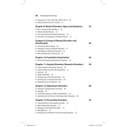 PSYCHIATRY FOR NURSES AS PER THE SYLLABUS OF INC FOR BSC STUDENTS book by Nambi S - Additional Image 7