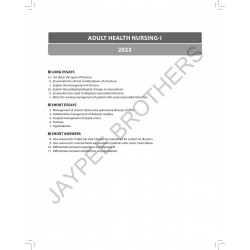 NURSING Solved Question Papers for BSc Nursing 3rd Semester | Last 5 years solved PYQs (2021-2025) for Third Semester | Appl… -