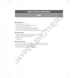 NURSING Solved Question Papers for BSc Nursing 3rd Semester | Last 5 years solved PYQs (2021-2025) for Third Semester | Appl… -