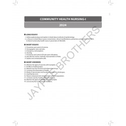 NURSING Solved Question Papers for BSc Nursing 5th Semester (2021-2025) | Last 5 Years' Solved PYQs for Fifth Semester: 1 bo… -