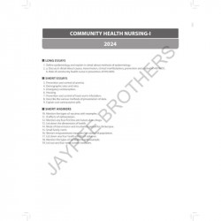 NURSING Solved Question Papers for BSc Nursing 5th Semester (2021-2025) | Last 5 Years' Solved PYQs for Fifth Semester: 1 bo… -