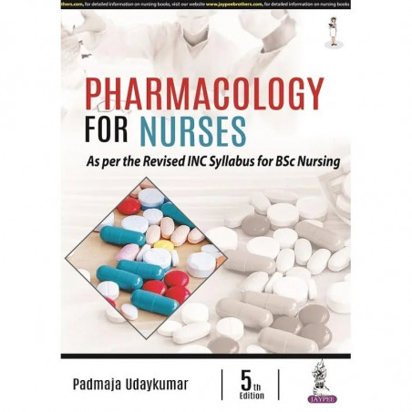 Pharmacology for Nurses book by Padmaja Udaykumar