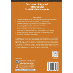 Textbook of Applied Physiology for Nursing Students, 3/E for BSc Nursing 1st Semester | Hand-drawn Figures, Clinical Applica… -