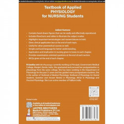 Textbook of Applied Physiology for Nursing Students, 3/E for BSc Nursing 1st Semester | Hand-drawn Figures, Clinical Applica… -