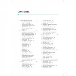 Applied Sociology for Nurses, 3/E for BSc Nursing 1st Semester | INC Syllabus Textbook with Figures, Tables and Boxes | Comp… -