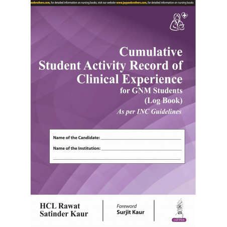 Cumulative Student Activity Record of Clinical Experience for GNM Students (Log Book) | As per INC Guidelines | Complete Cli…