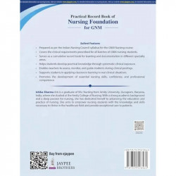 Practical Record Book of Nursing Foundation for GNM 1st Year Students | Cumulative Clinical Logbook per INC Syllabus | Healt… -