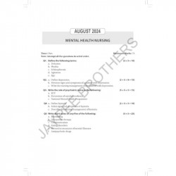 GNM (2nd Year) Exam Excellence Solved Papers (2015-2025) for Mental Health Nursing | Last 10 years' solved PYQs: 1 book by A… -