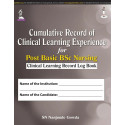 Cumulative Record of Clinical Learning Experience for Post Basic BSc Nursing | Clinical Learning Record Log Book with Proced…