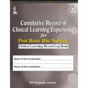 Cumulative Record of Clinical Learning Experience for Post Basic BSc Nursing | Clinical Learning Record Log Book with Proced… -