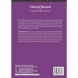 Clinical Record for Post Basic BSc Nursing Course, 3/E | Practical & Cumulative Clinical Record Book to Document Skills Acro… -